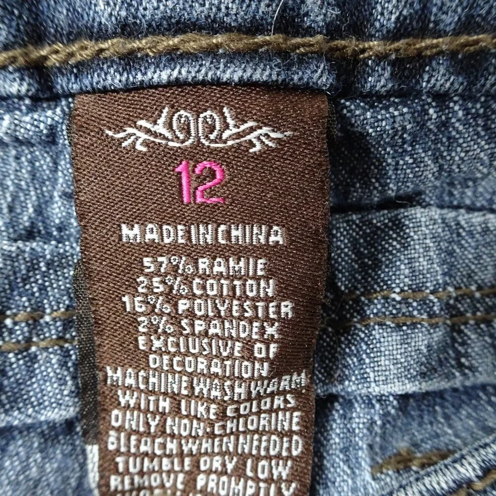 Y2K Ellemenno Girls Youth Jeans Size 12